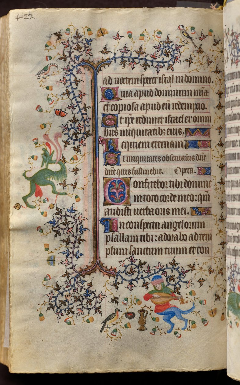 Hours of Charles the Noble, King of Navarre (1361-1425): fol. 205v, Text by Master of the Brussels Initials and Associates