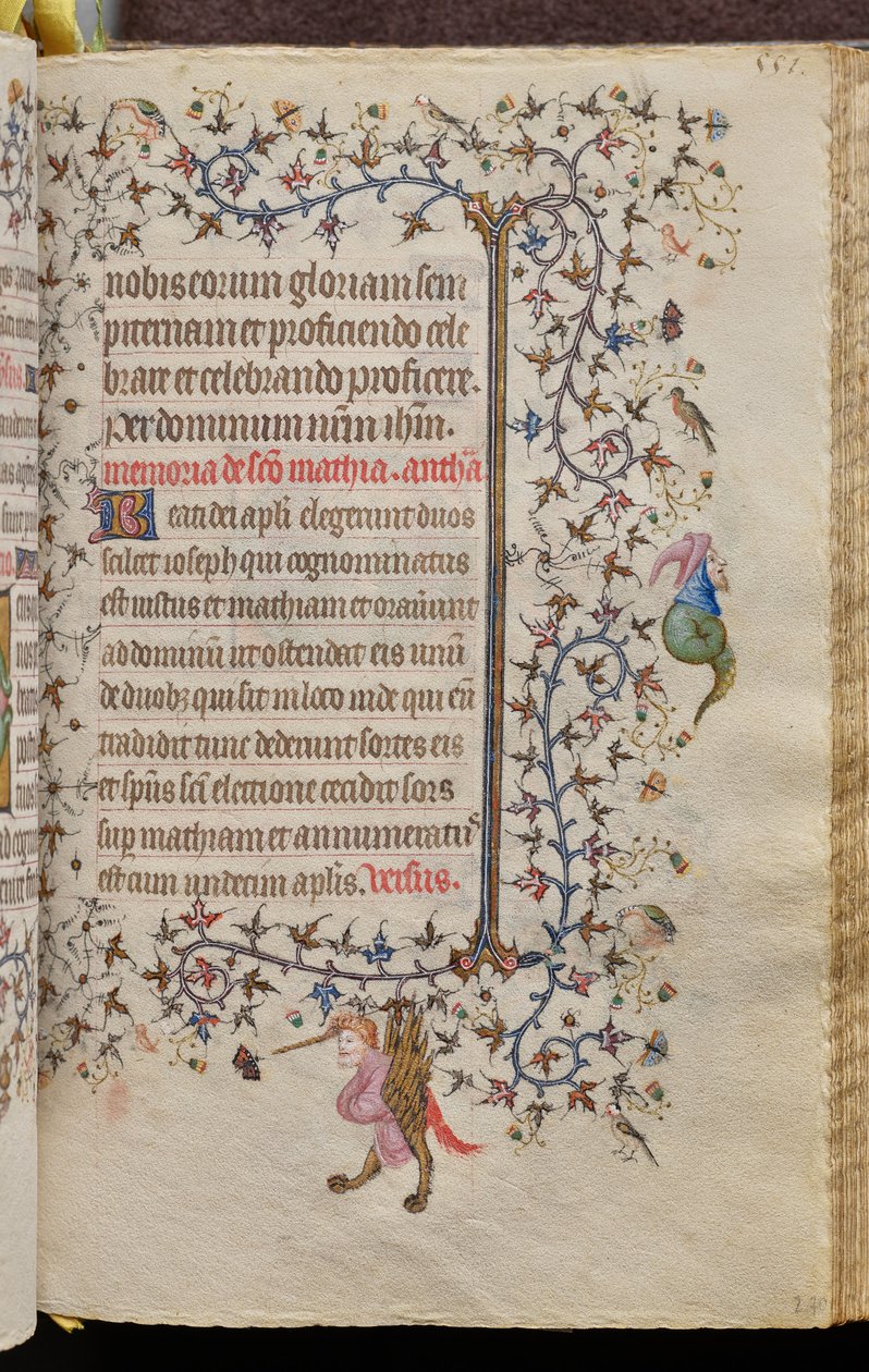 Hours of Charles the Noble, King of Navarre (1361-1425): fol. 270r, Text by Master of the Brussels Initials and Associates