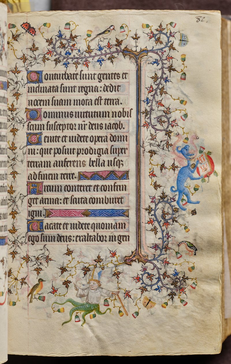 Hours of Charles the Noble, King of Navarre (1361-1425): fol. 41r, Text by Master of the Brussels Initials and Associates