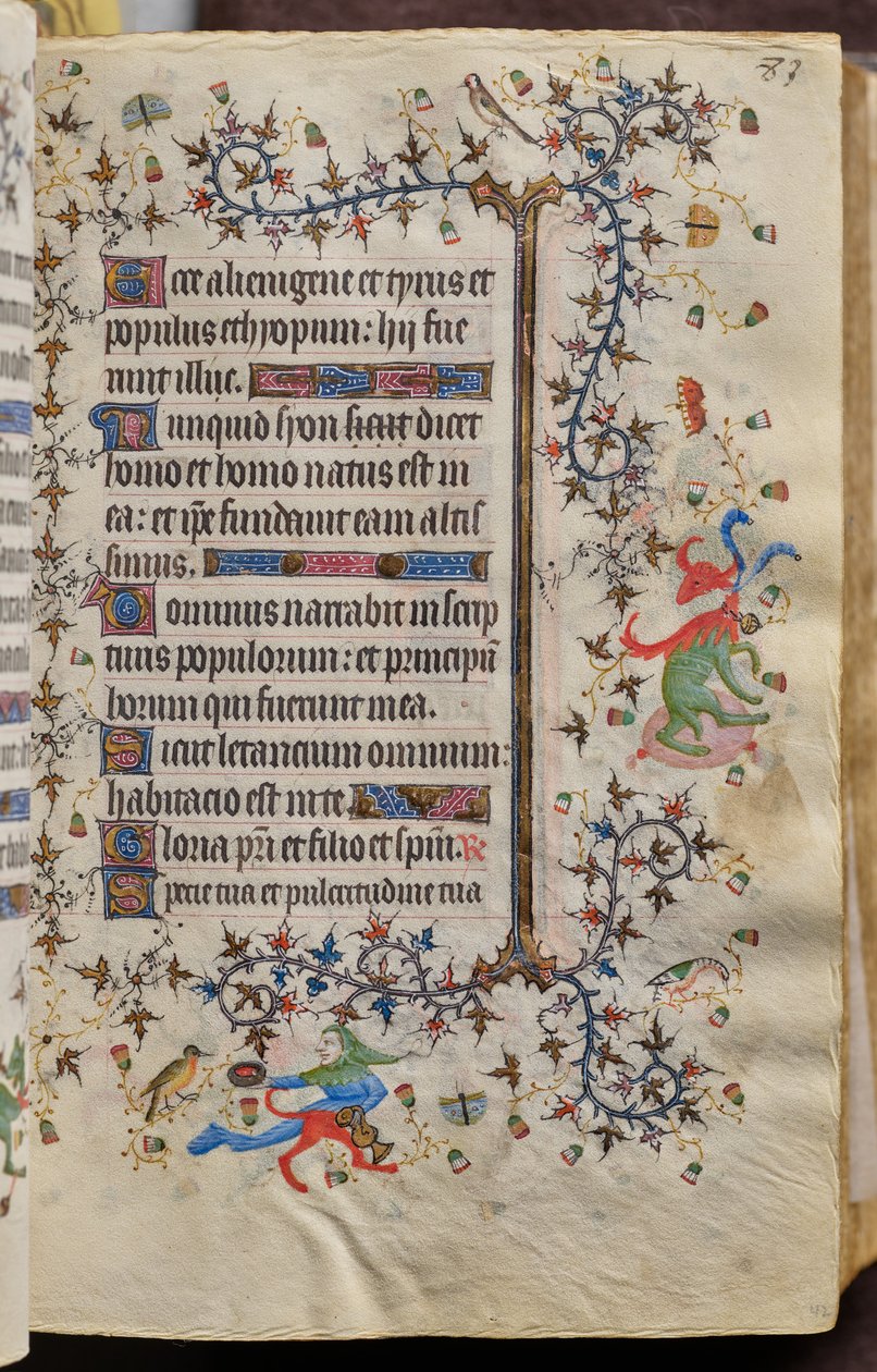 Hours of Charles the Noble, King of Navarre (1361-1425): fol. 42r, Text by Master of the Brussels Initials and Associates