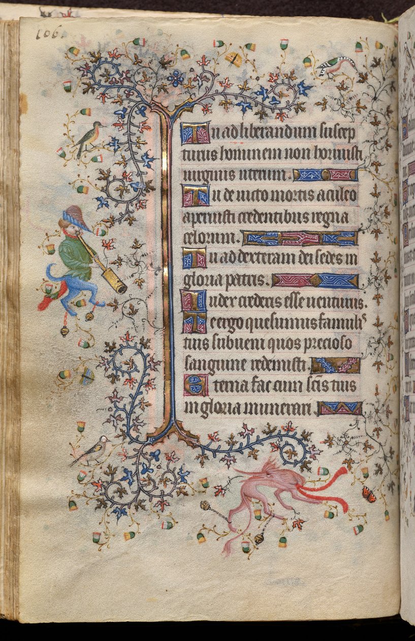 Hours of Charles the Noble, King of Navarre (1361-1425): fol. 53v, Text by Master of the Brussels Initials and Associates