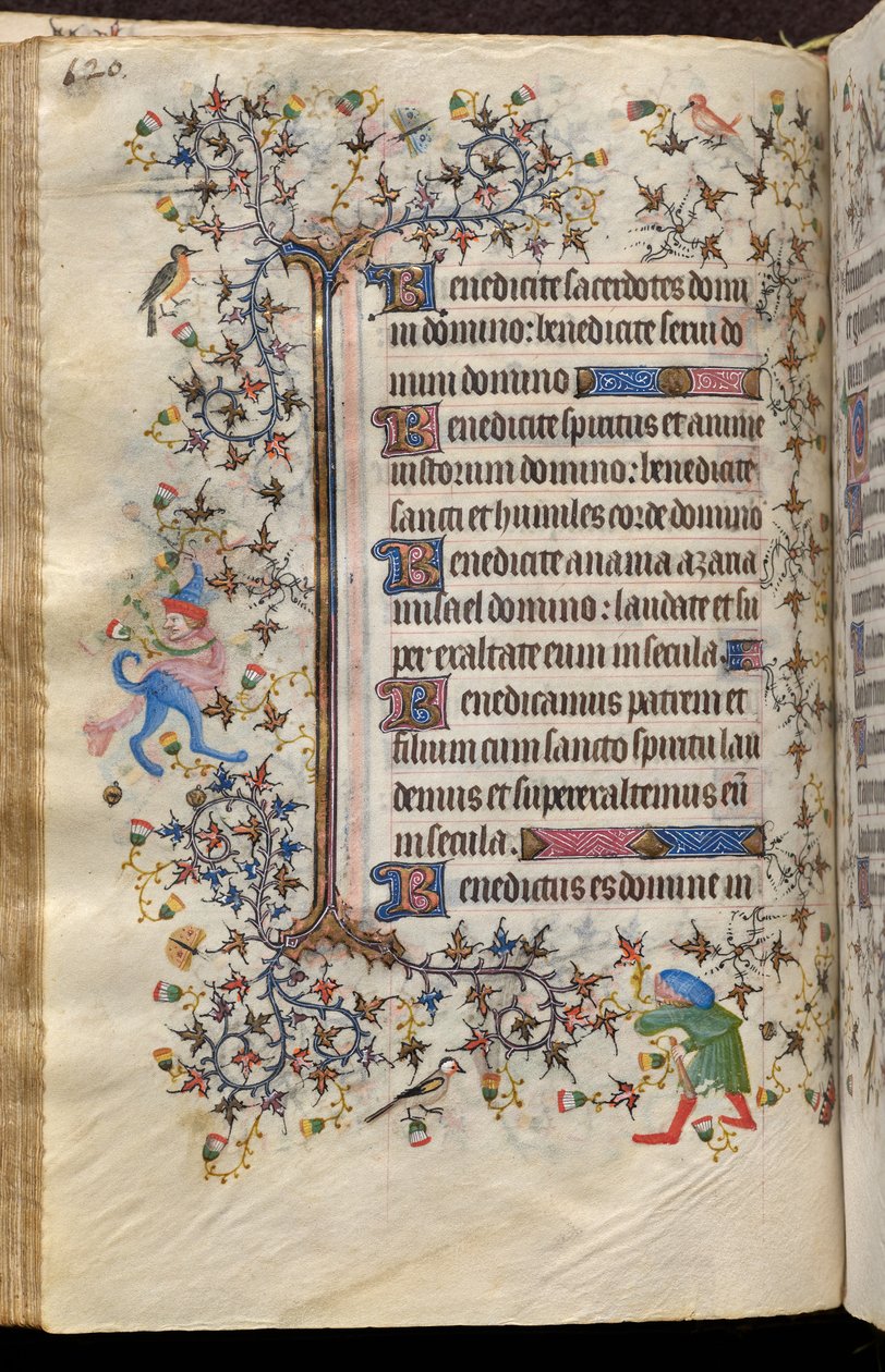Hours of Charles the Noble, King of Navarre (1361-1425): folio 60v, Text by Master of the Brussels Initials and Associates