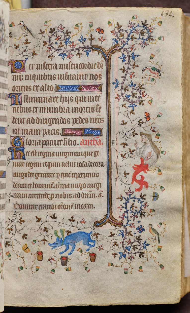 Hours of Charles the Noble, King of Navarre (1361-1425): fol. 66r, Text by Master of the Brussels Initials and Associates