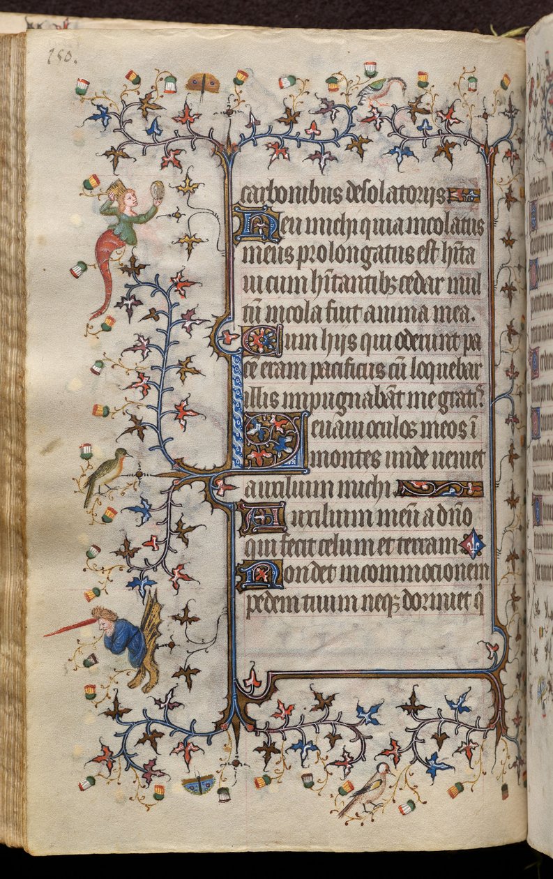 Hours of Charles the Noble, King of Navarre (1361-1425): fol. 75v, Text by Master of the Brussels Initials and Associates