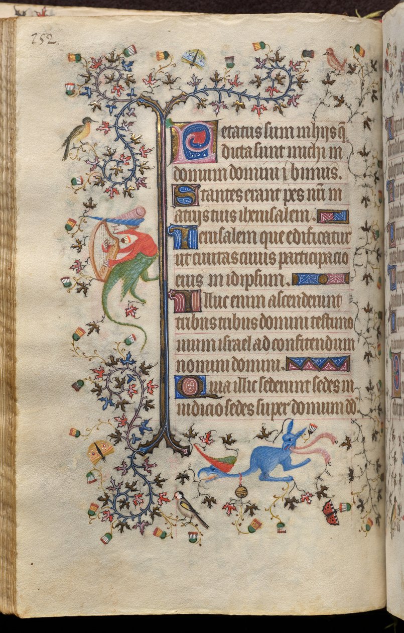 Hours of Charles the Noble, King of Navarre (1361-1425): fol. 76v, Text by Master of the Brussels Initials and Associates