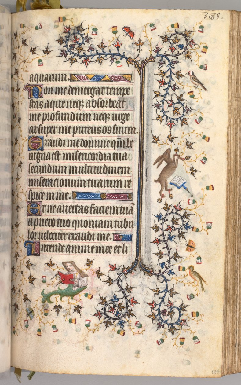Hours of Charles the Noble, King of Navarre: fol. 188r, Text by Master of the Brussels Initials and Associates