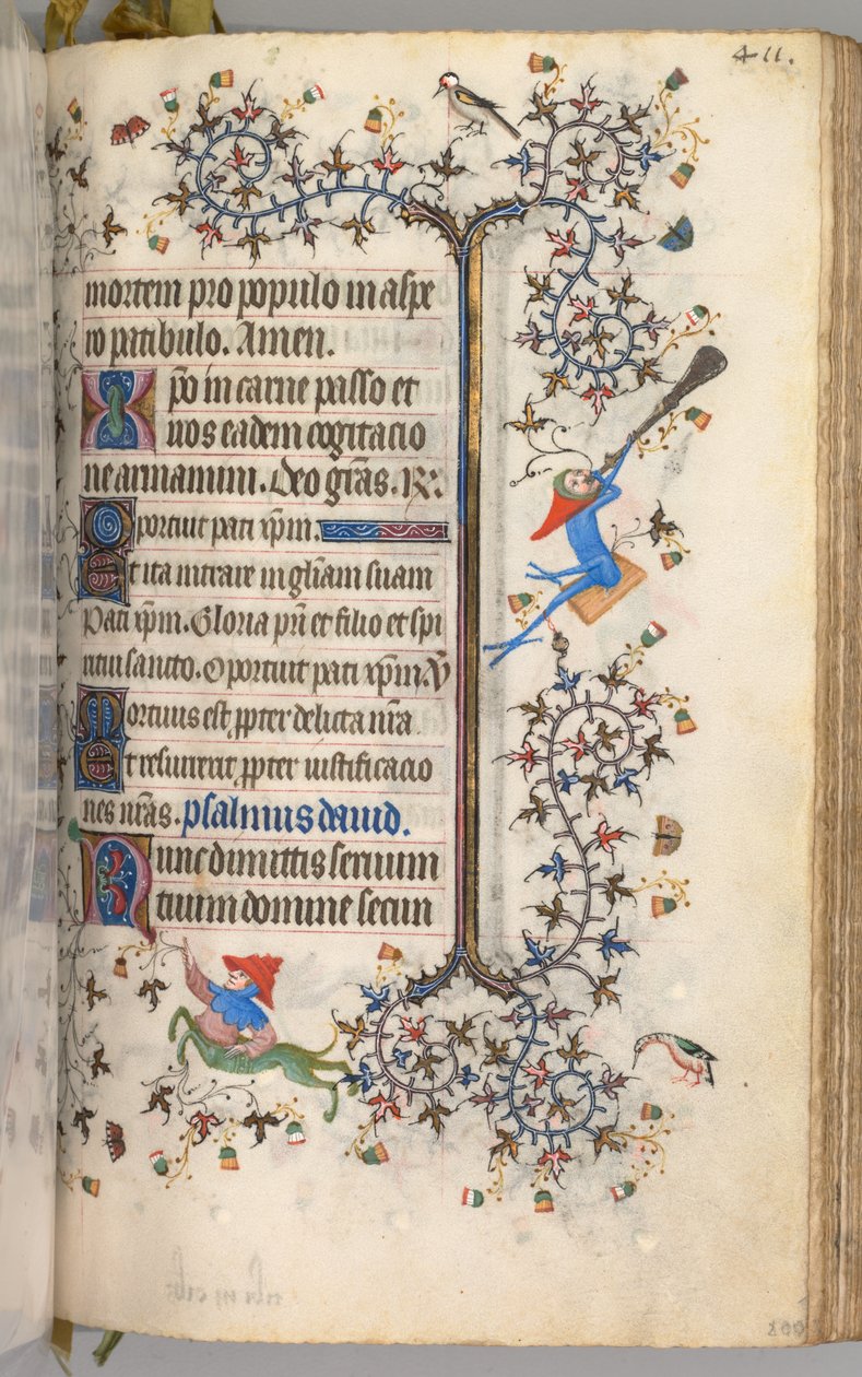 Hours of Charles the Noble, King of Navarre: fol. 200r, Text, c. 1405 by Master of the Brussels Initials and Associates