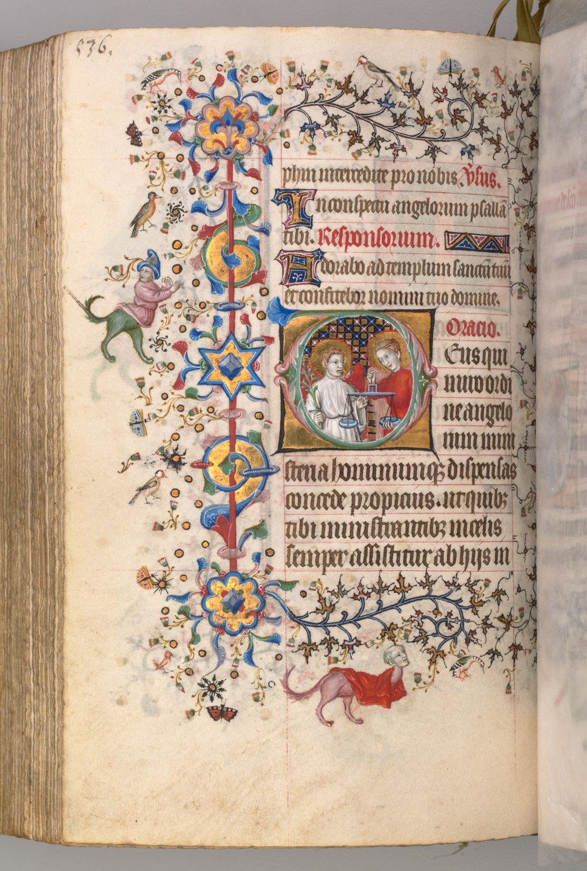 Hours of Charles the Noble, King of Navarre 1361-1425: fol. 262v, Text by Master of the Brussels Initials and Associates