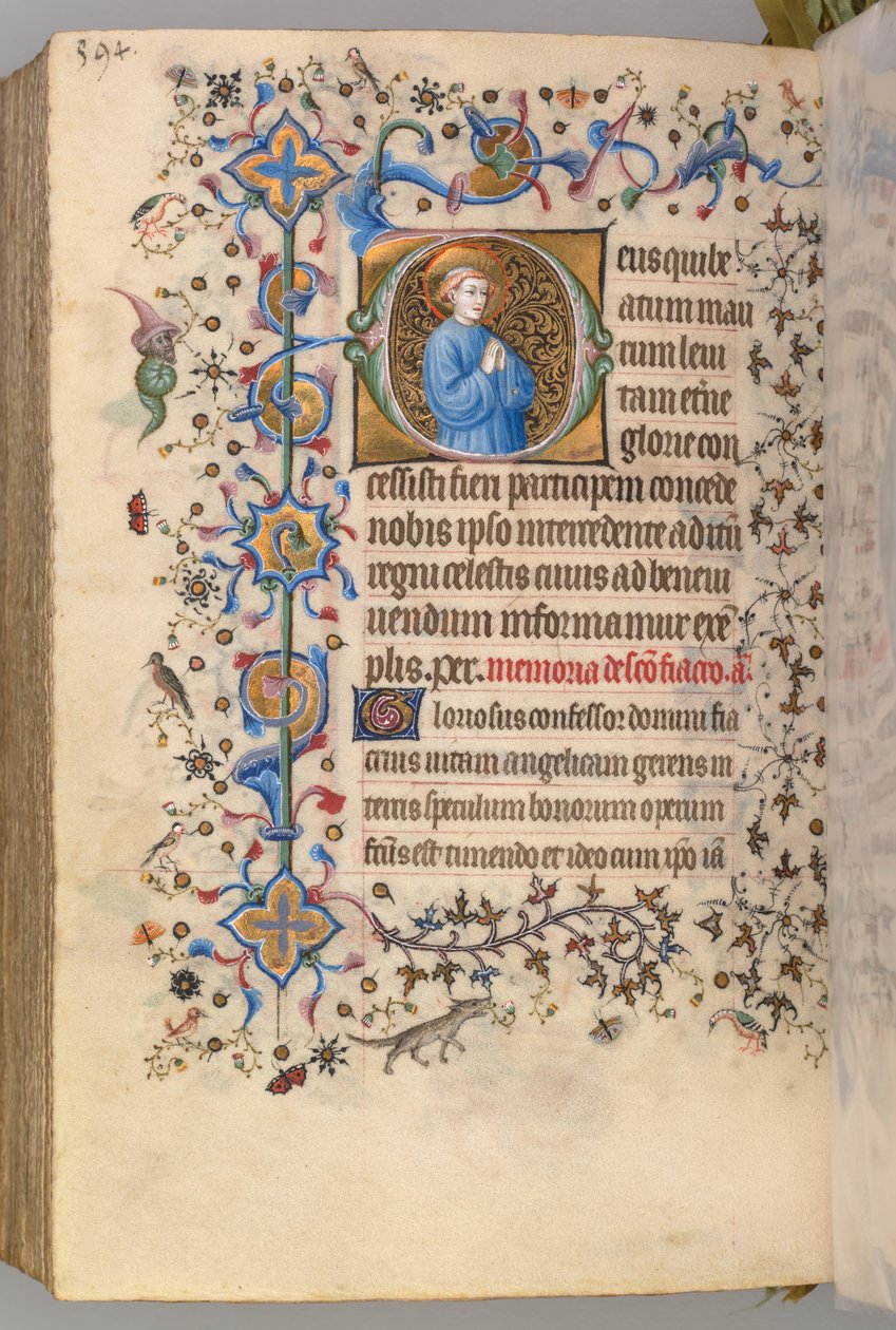 Hours of Charles the Noble, King of Navarre 1361-1425, fol. 291v, Text by Master of the Brussels Initials and Associates