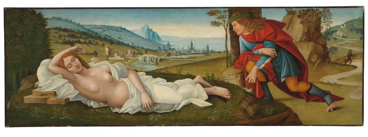 Cymon and Iphigenia by Master of the Campana Cassoni
