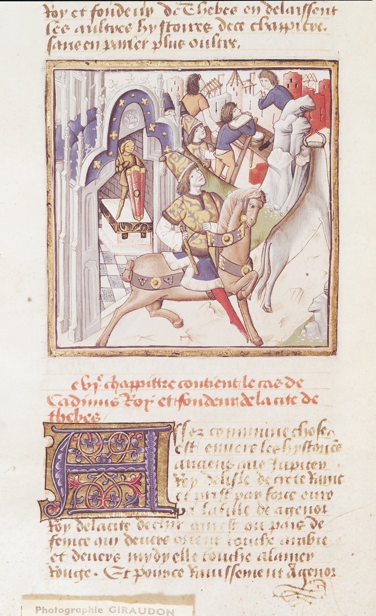 Cadmus, Founder of Thebes, from 
