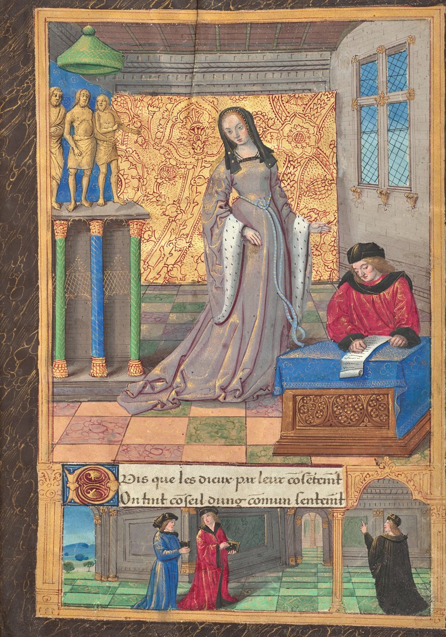 The Peerless Lady is Proclaimed the Most Beautiful Woman by Master of the Chronique scandaleuse
