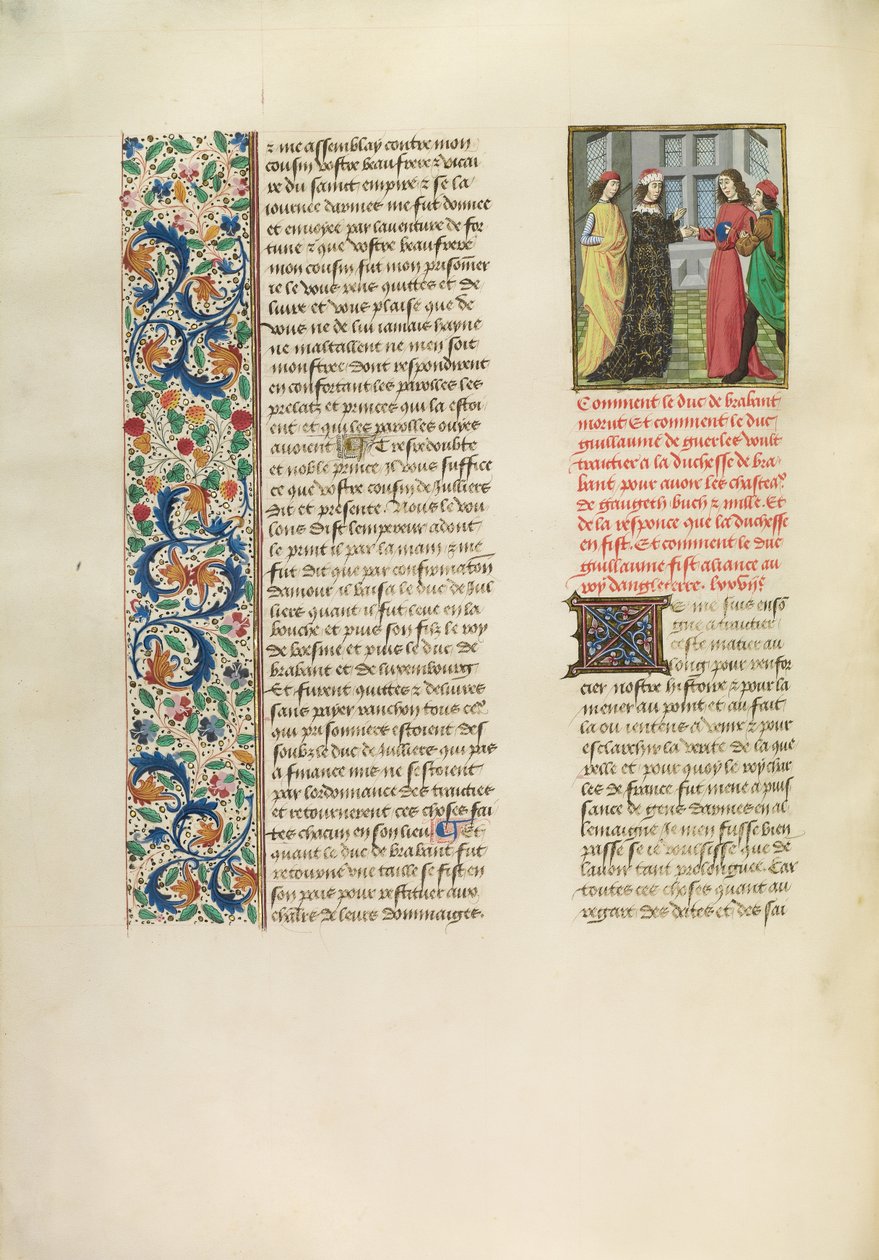 Duke William of Gelders and Richard II by Master of the Copenhagen Caesar