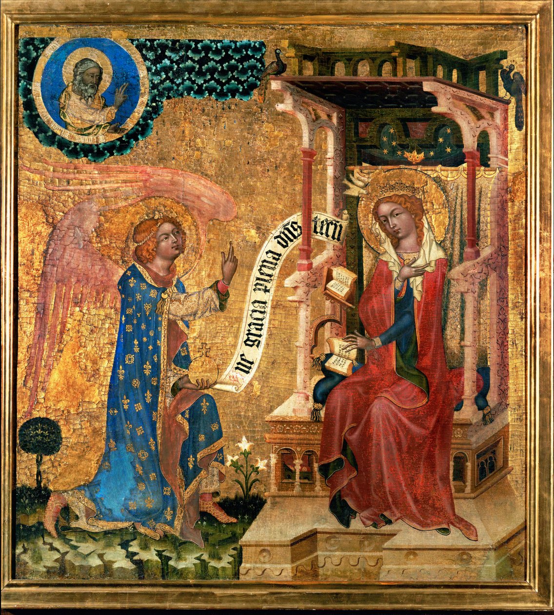 Annunciation by Master of the Cycle of Vyssi Brod