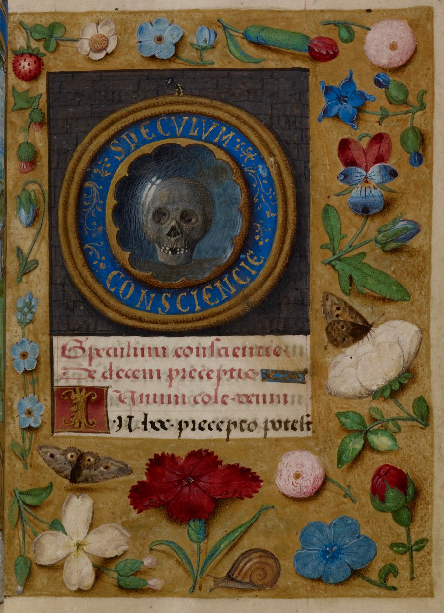 Opening of the Speculum Conscientie (Mirror of Conscience) illustration from the 