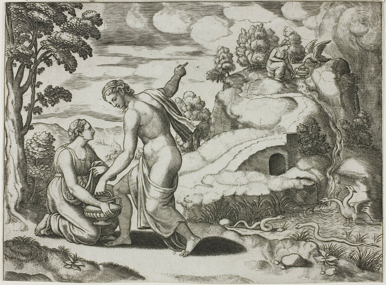 Isolated Subject from the Story of Psyche by Master of the Die