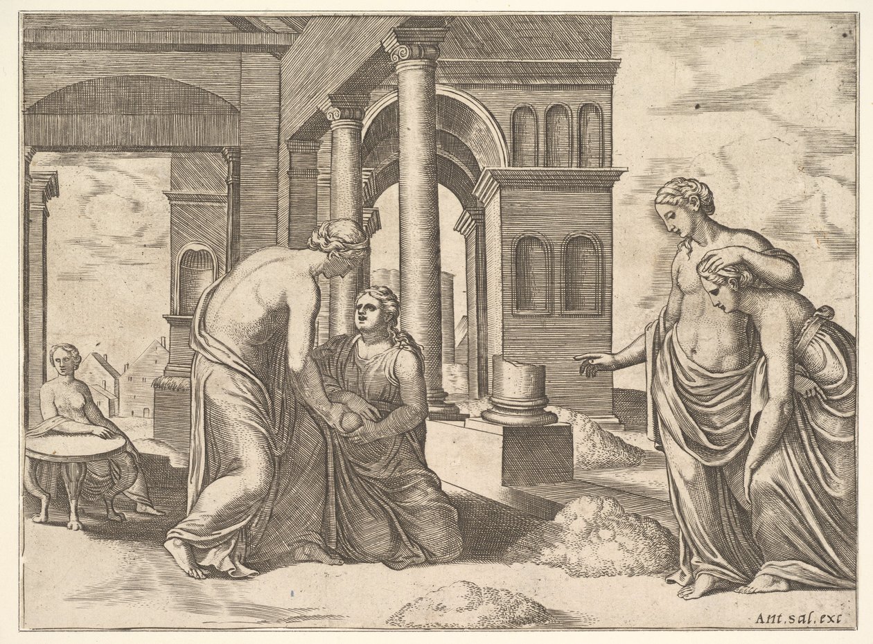 Venus Ordering Psyche to Sort a Heap of Grain, from the 