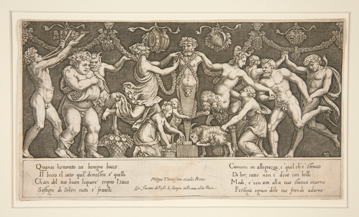 Sacrifice to Priapus by Master of the Die