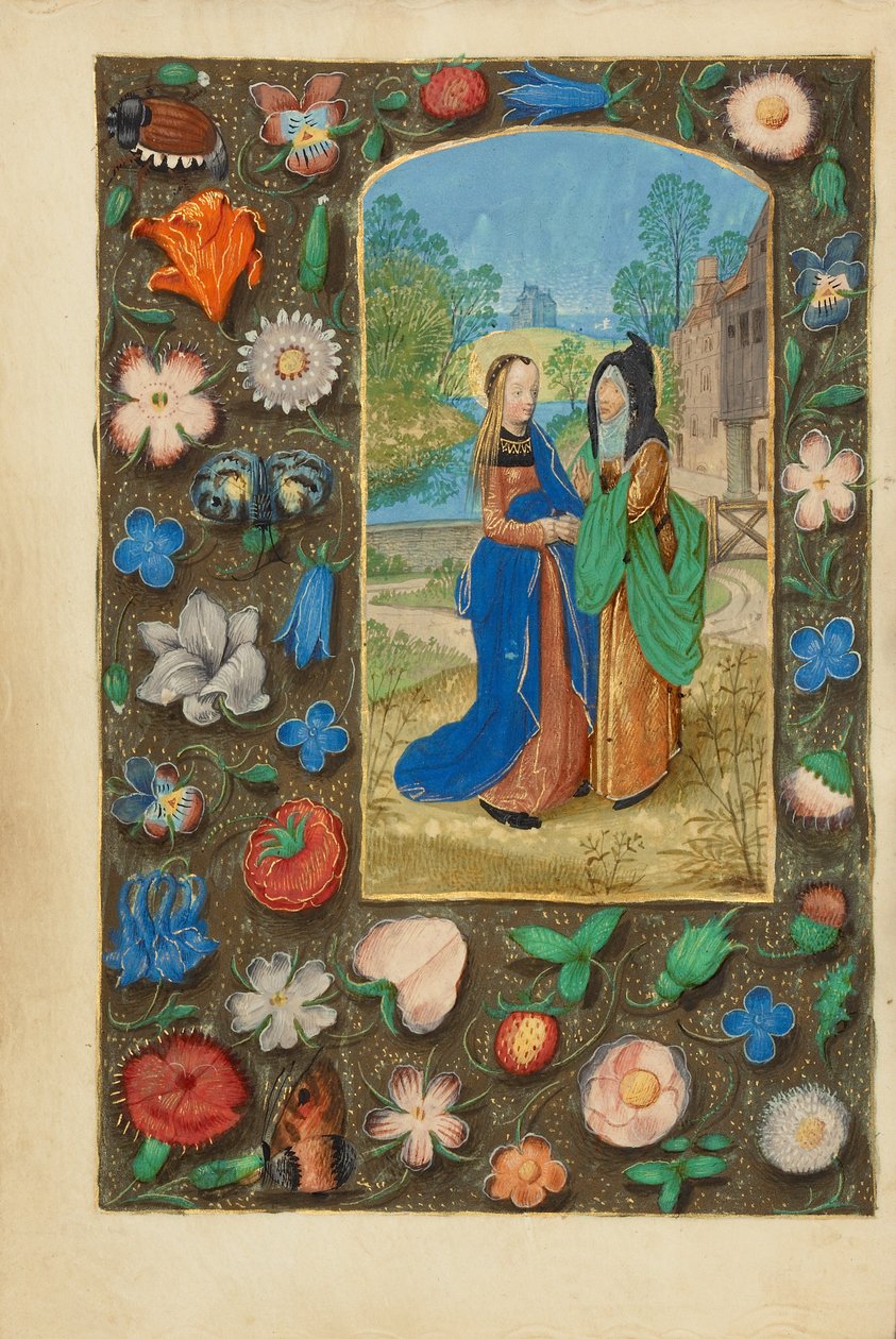 The Visitation by Master of the Dresden Prayer Book