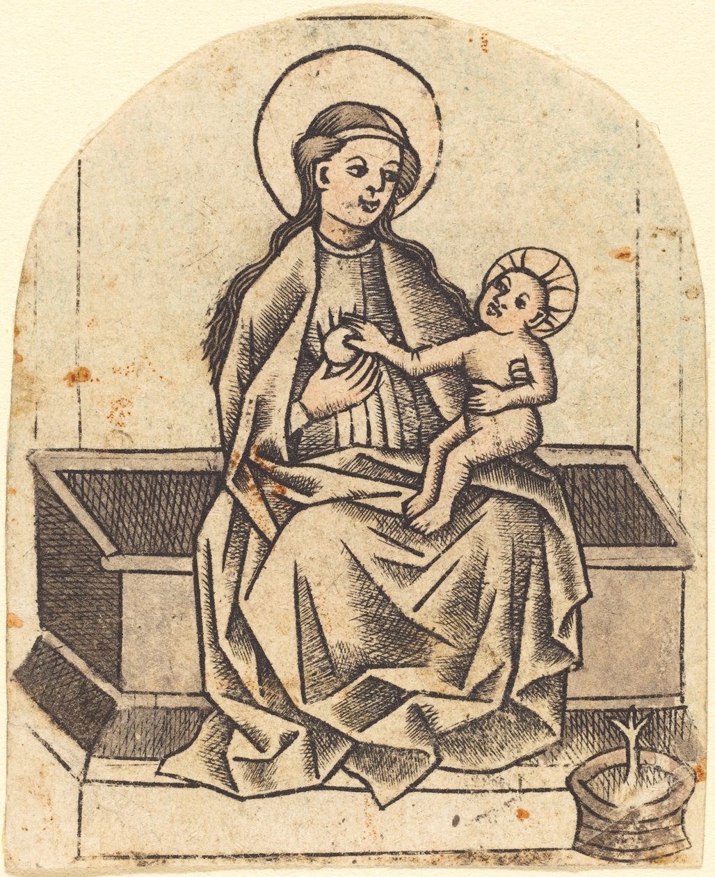 Madonna and Child by Master of the Dutuit Mount of Olives