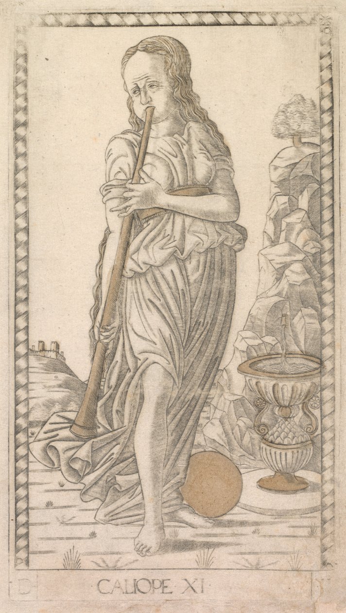 Calliope (from the Tarocchi series D: Apollo and the Muses, #11) by Master of the E Series Tarocchi