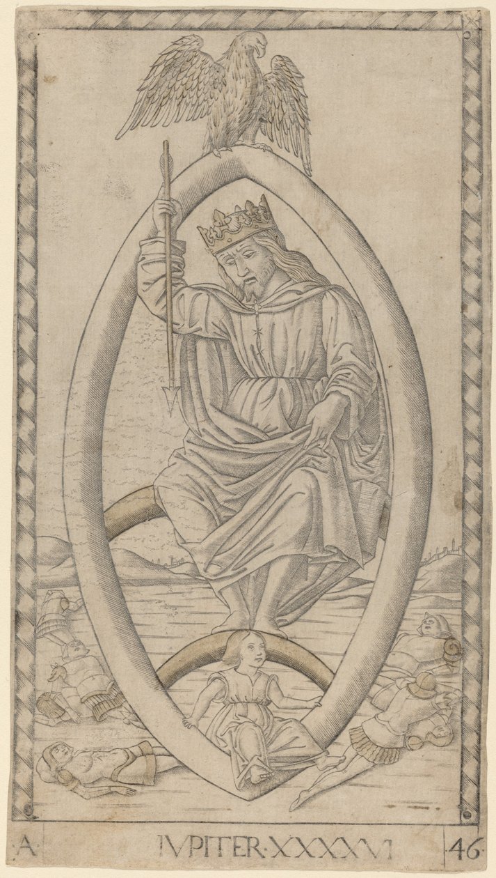 Jupiter by Master of the E Series Tarocchi