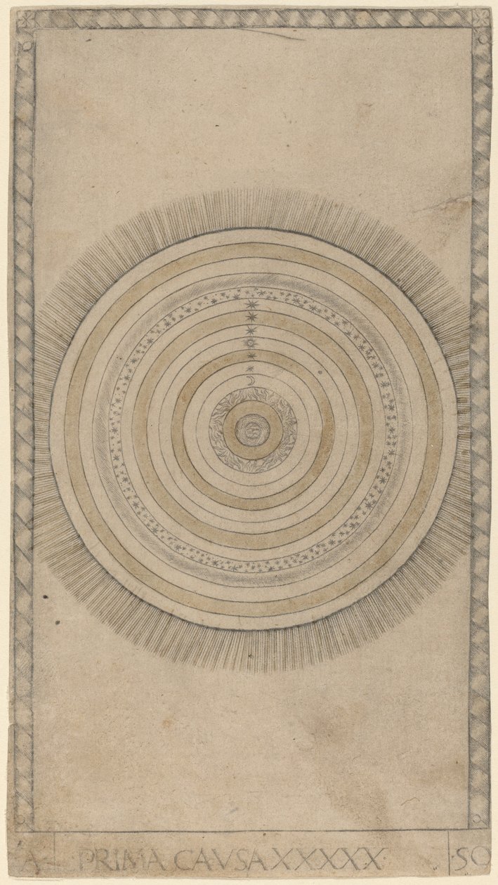 First Cause by Master of the E Series Tarocchi