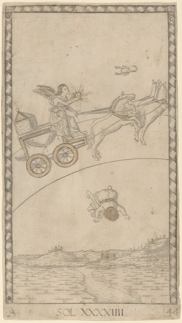 Sun by Master of the E Series Tarocchi