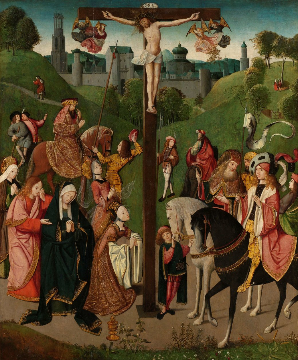 The Crucifixion by Master of the Figdor Deposition (circle of)