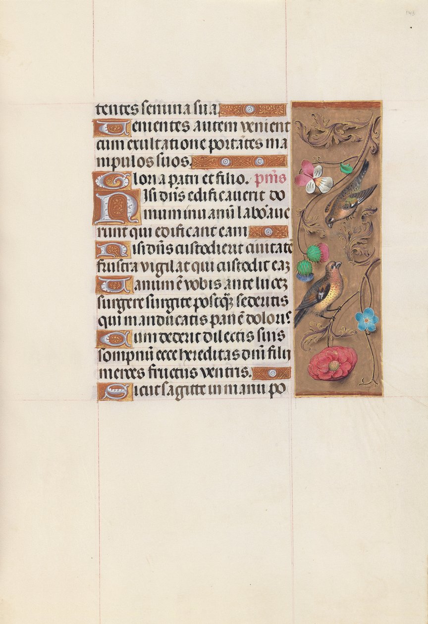 Hours of Queen Isabella the Catholic, Queen of Spain: Fol. 143r by Master of the First Prayerbook of Maximillian