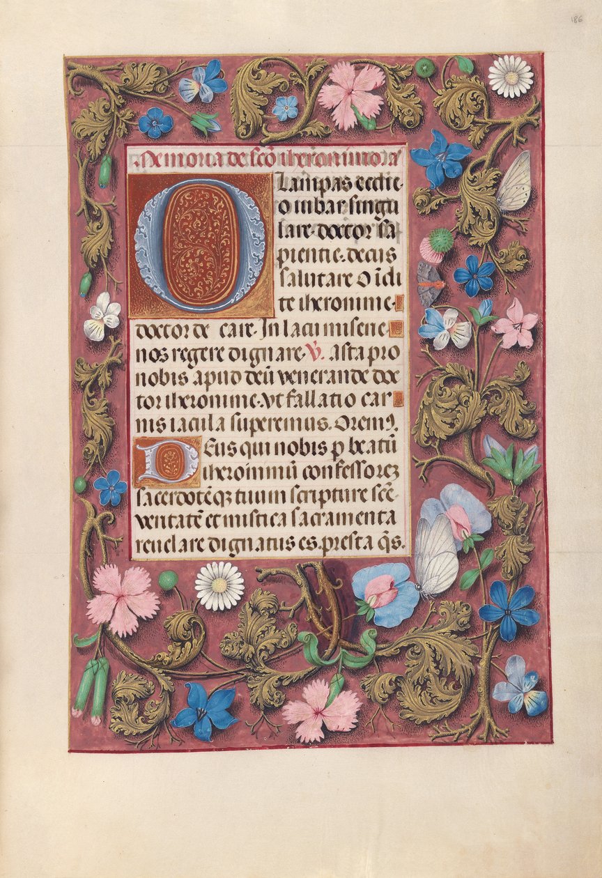 Hours of Queen Isabella the Catholic, Queen of Spain: Fol. 186r, c. 1500 by Master of the First Prayerbook of Maximillian