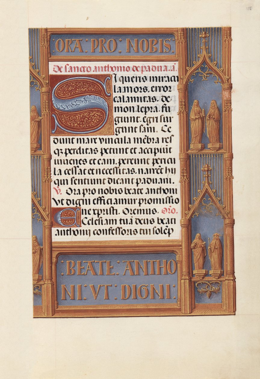 Hours of Queen Isabella the Catholic, Queen of Spain: Fol. 188r, c. 1500 by Master of the First Prayerbook of Maximillian