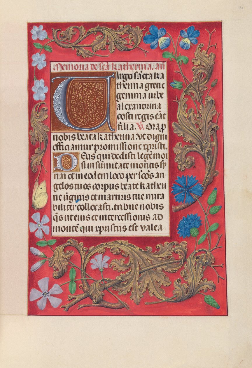 Hours of Queen Isabella the Catholic, Queen of Spain: Fol. 190r by Master of the First Prayerbook of Maximillian