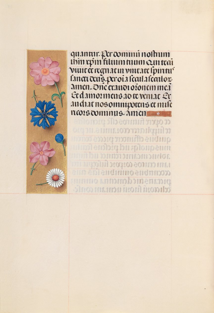 Hours of Queen Isabella the Catholic, Queen of Spain: Fol. 218v, Office of the Dead, c. 1500 by Master of the First Prayerbook of Maximillian
