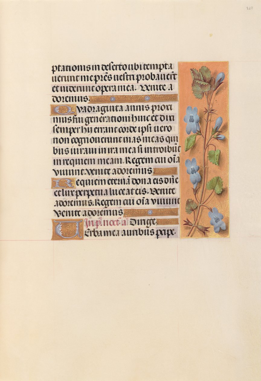 Hours of Queen Isabella the Catholic, Queen of Spain: Fol. 227r, c. 1500 by Master of the First Prayerbook of Maximillian