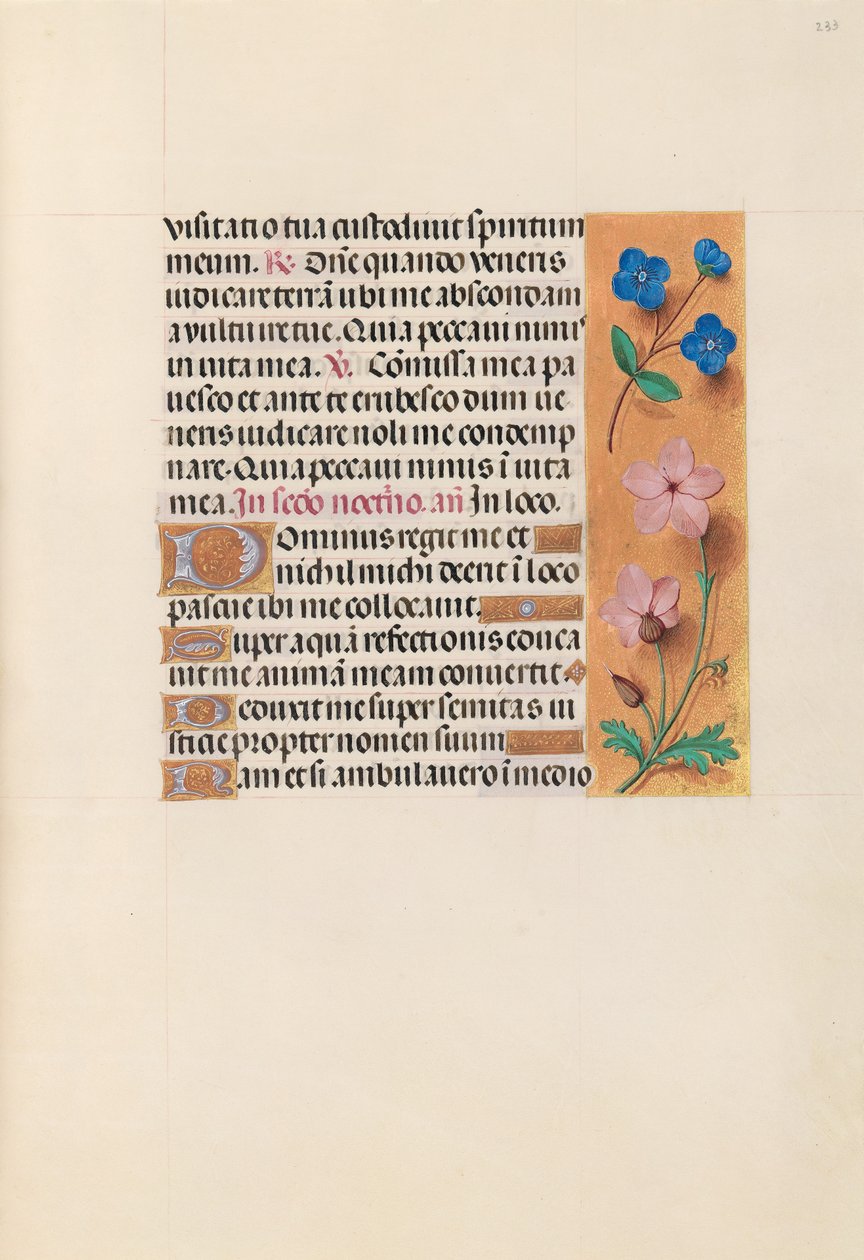 Hours of Queen Isabella the Catholic, Queen of Spain: Folio 233r by Master of the First Prayerbook of Maximillian