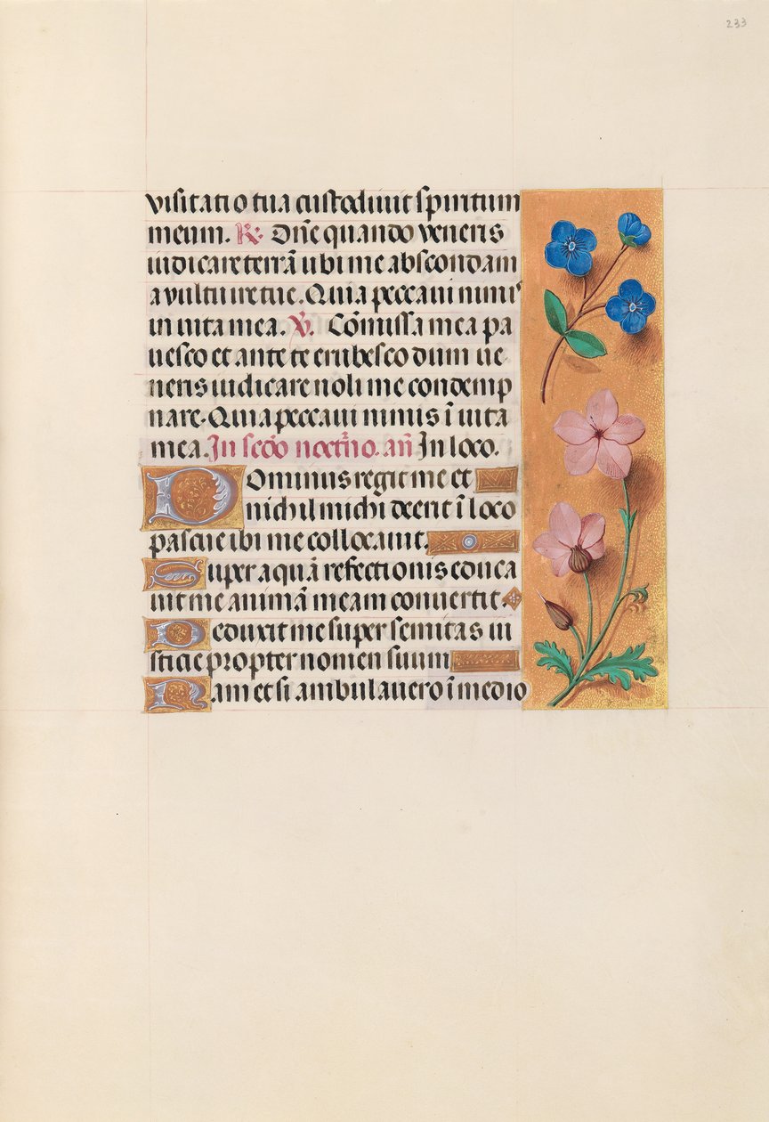Hours of Queen Isabella the Catholic, Queen of Spain: Fol. 233r by Master of the First Prayerbook of Maximillian