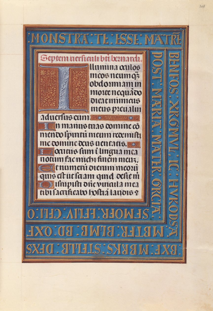 Hours of Queen Isabella the Catholic, Queen of Spain: Fol. 268r by Master of the First Prayerbook of Maximillian