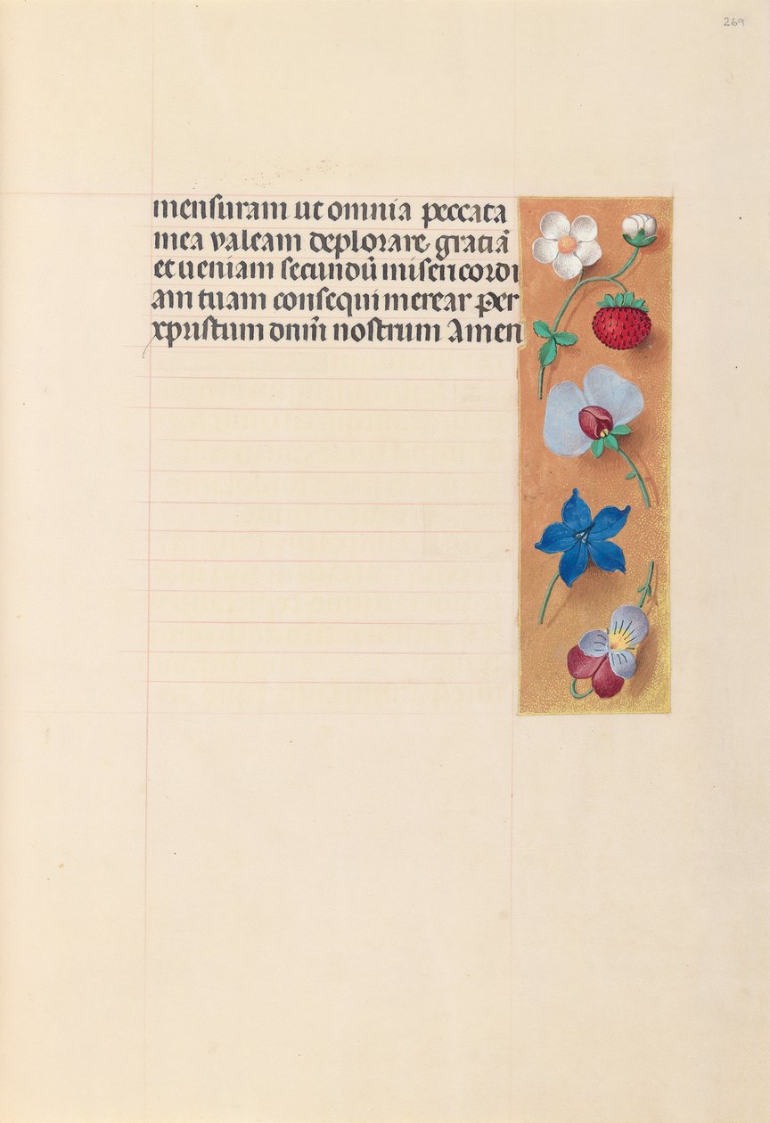 Hours of Queen Isabella the Catholic, Queen of Spain: Fol. 269r, c. 1500 by Master of the First Prayerbook of Maximillian