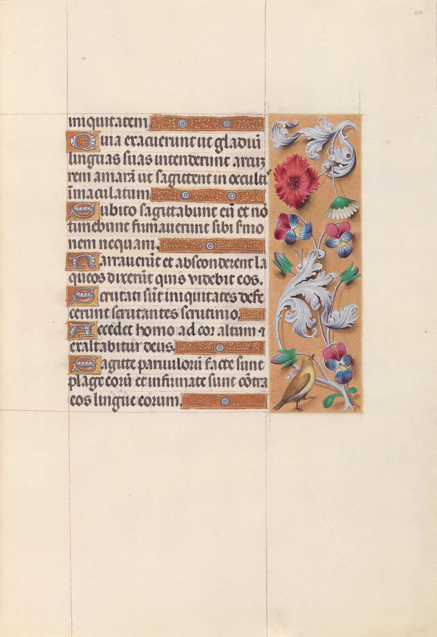 Hours of Queen Isabella the Catholic, Queen of Spain: Fol. 64r by Master of the First Prayerbook of Maximillian