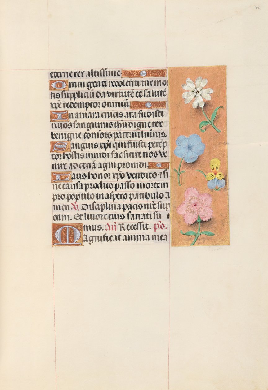 Hours of Queen Isabella the Catholic, Queen of Spain: Fol. 75r by Master of the First Prayerbook of Maximillian