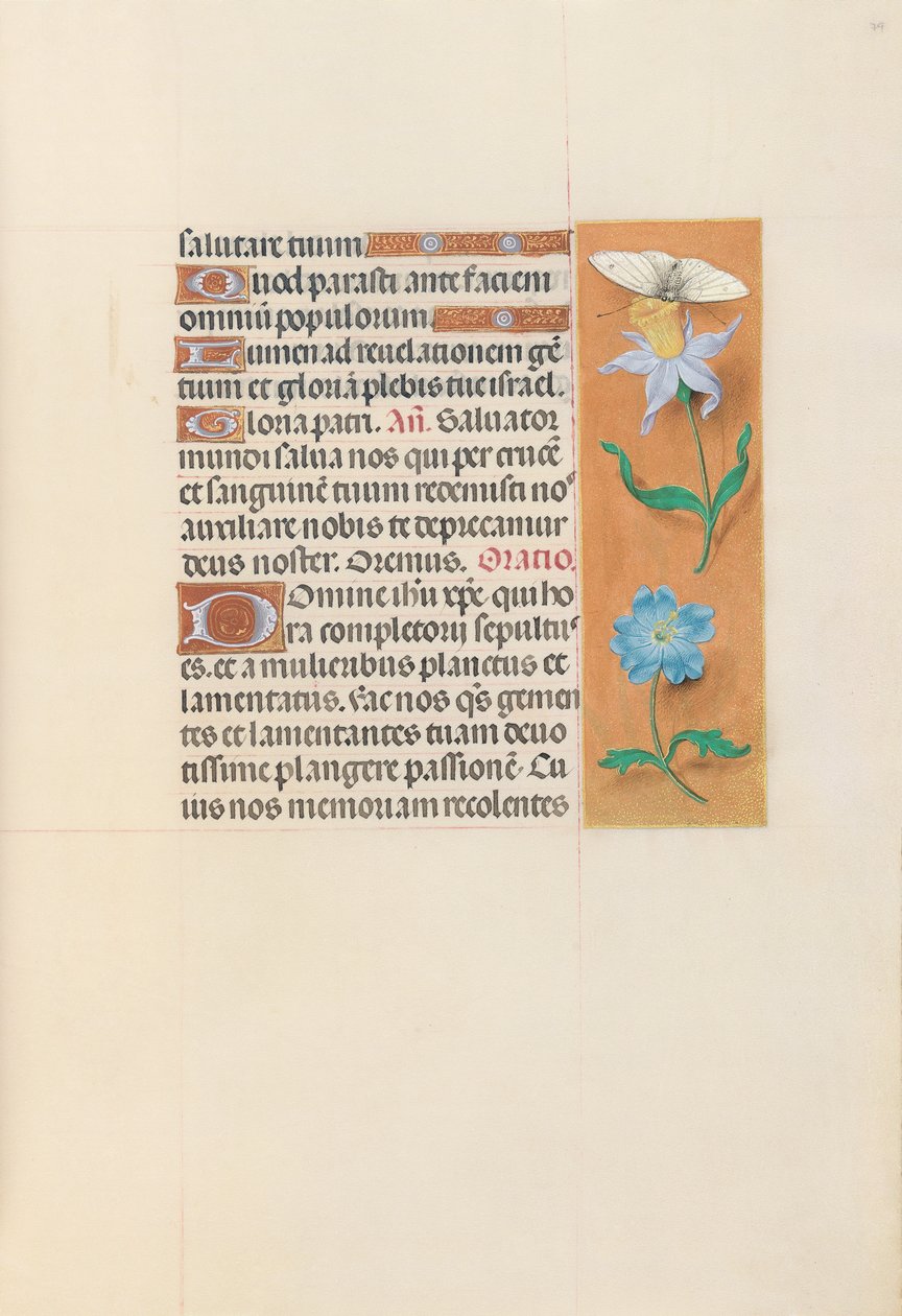 Hours of Queen Isabella the Catholic, Queen of Spain: Fol. 79r, c. 1500 by Master of the First Prayerbook of Maximillian