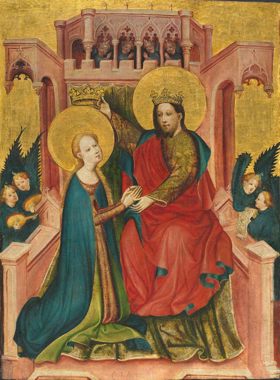 Coronation of the Virgin by Master of the Fröndenberg Altarpiece