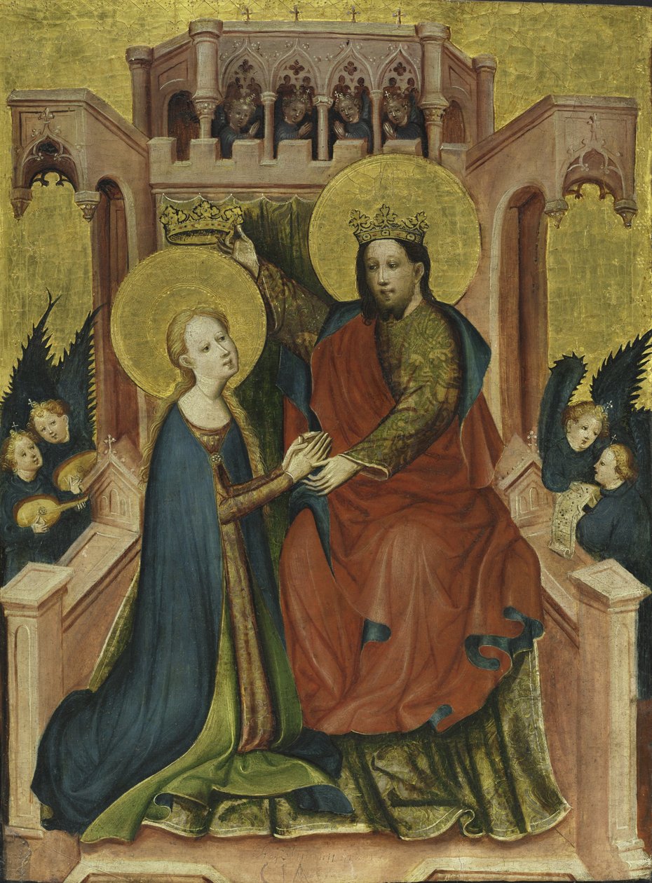 Coronation of the Virgin by Master of the Fröndenberg Altarpiece