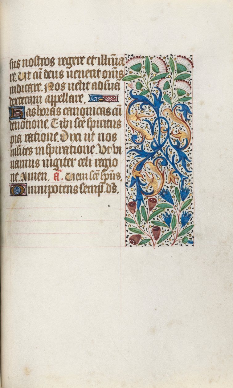 Book of Hours Use of Rouen: fol. 102r by Master of the Geneva Latini