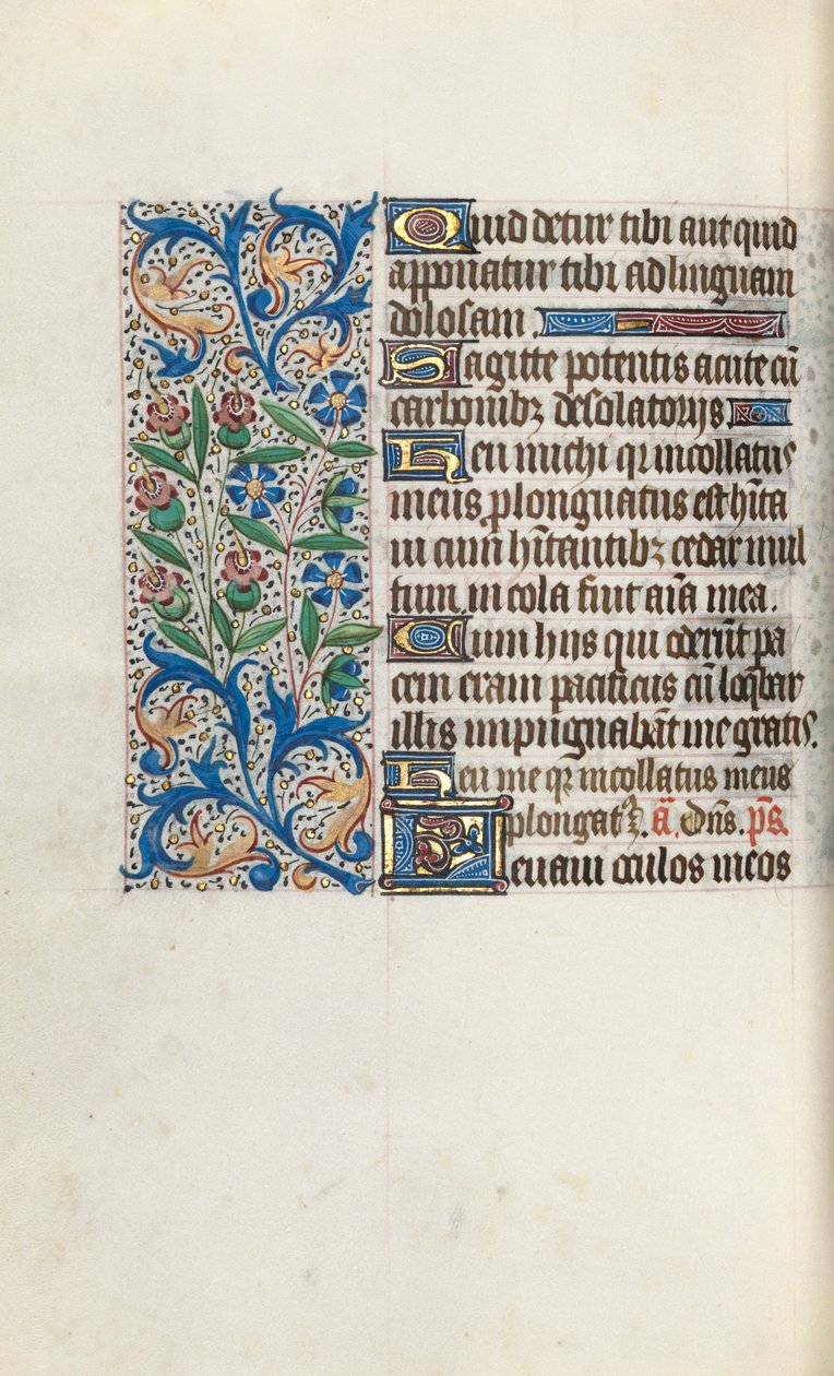 Book of Hours Use of Rouen: fol. 104v, c. 1470 by Master of the Geneva Latini