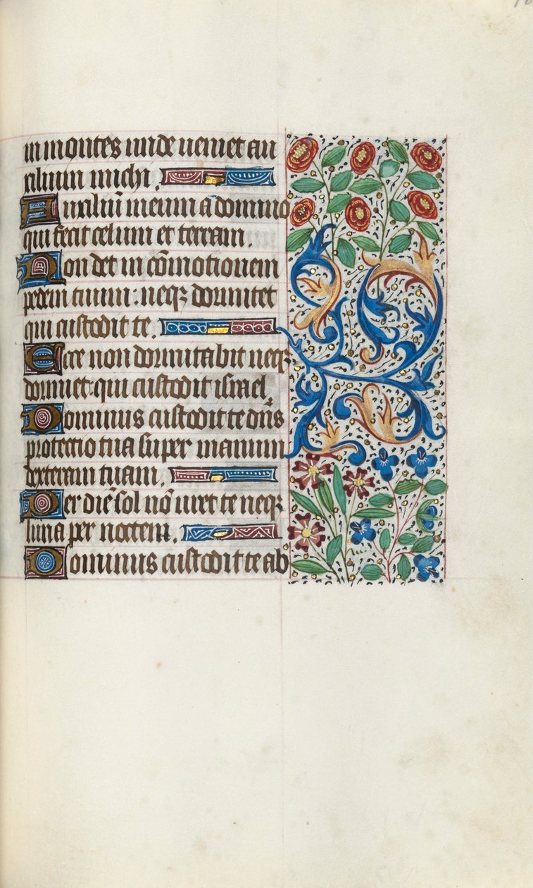Book of Hours Use of Rouen: fol. 105r, c. 1470 by Master of the Geneva Latini
