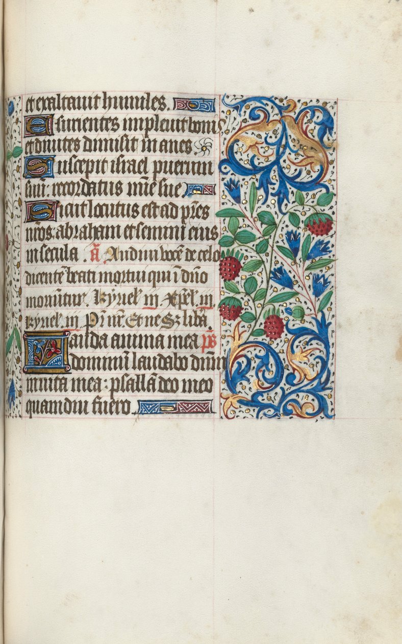 Book of Hours Use of Rouen: fol. 108r, c. 1470 by Master of the Geneva Latini