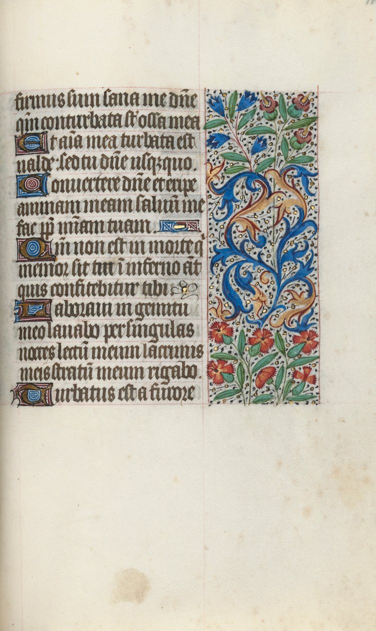 Book of Hours Use of Rouen: fol. 112r by Master of the Geneva Latini