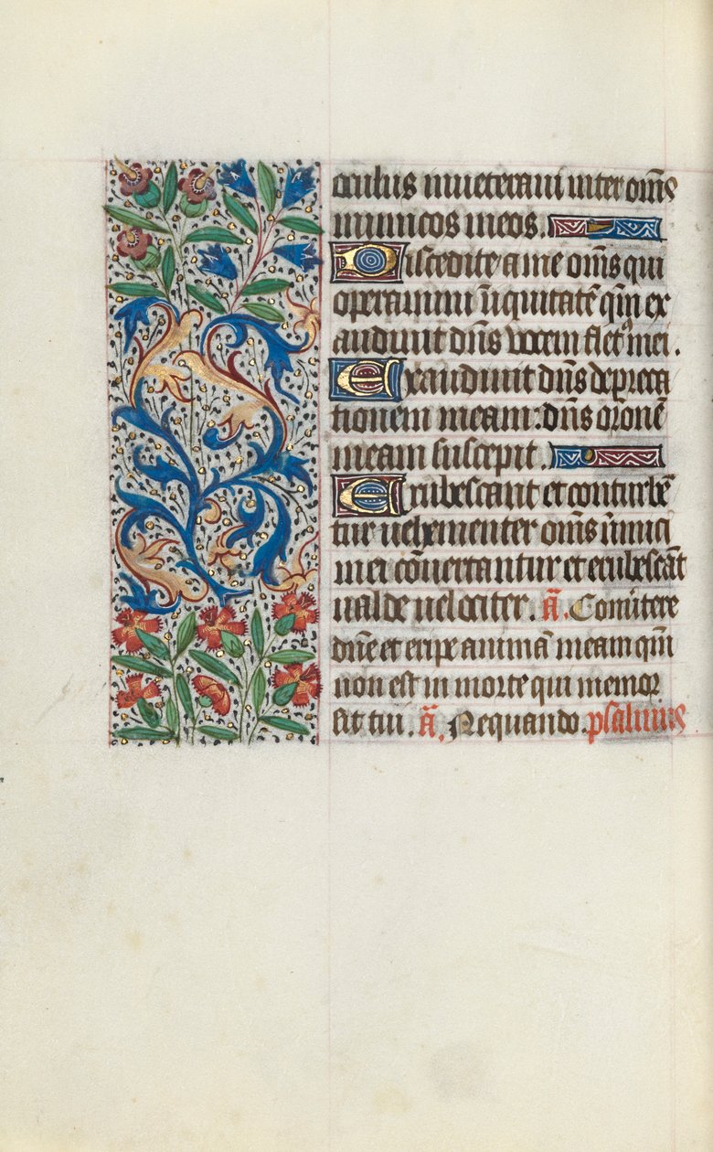 Book of Hours Use of Rouen: fol. 112v, c. 1470 by Master of the Geneva Latini